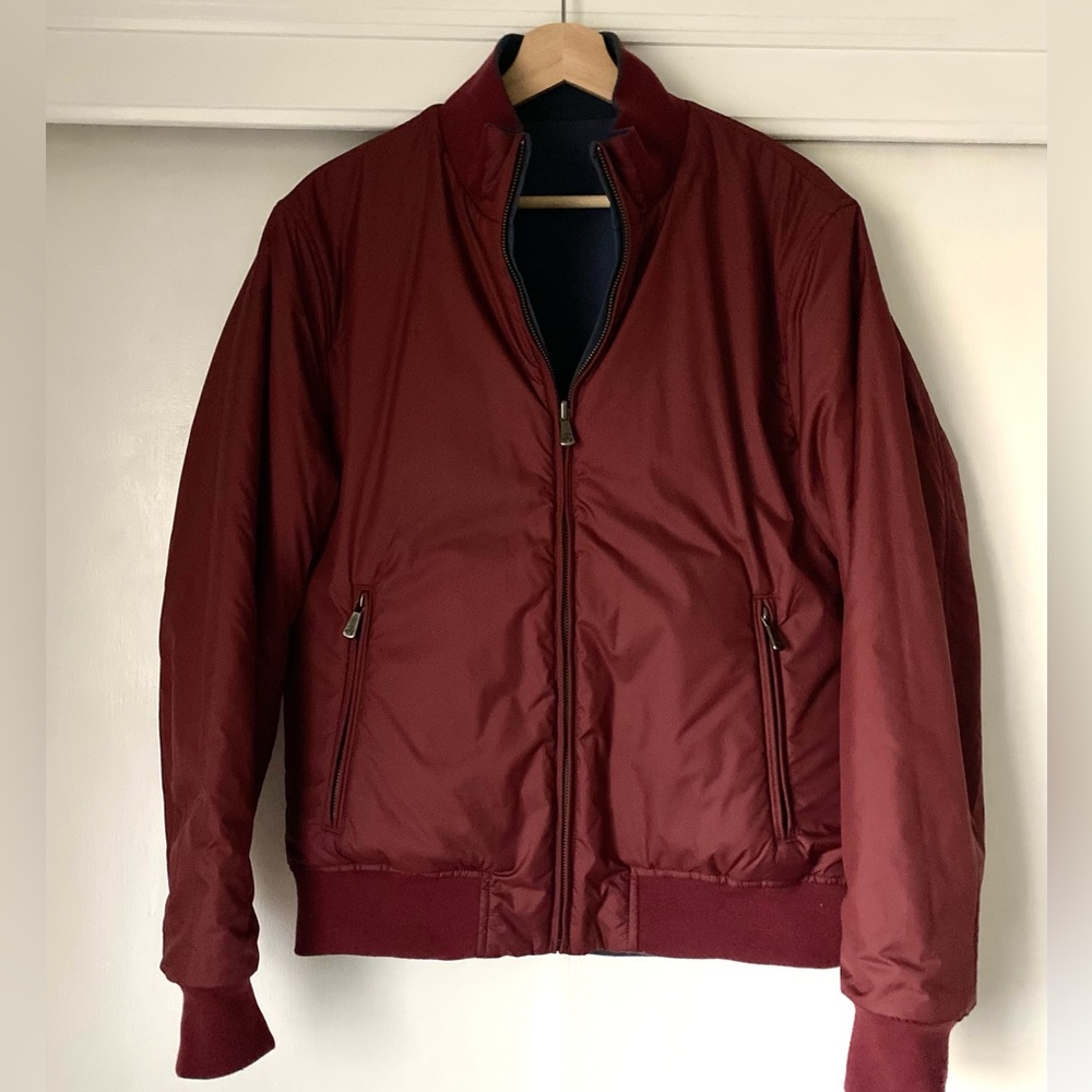 NWOT Reversible Brooks Brothers Bomber Jacket